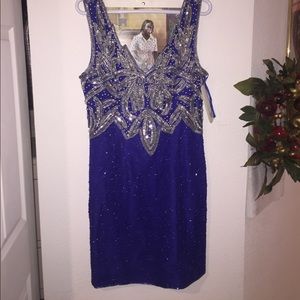 Vintage Handmade Beaded Sequin Dress