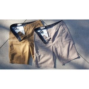 Two pairs of like new volcom stone shorts