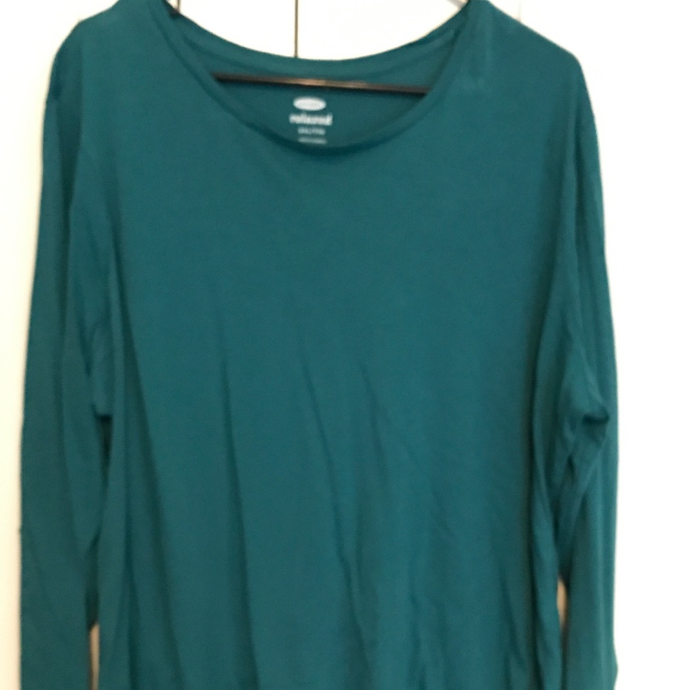 OLD NAVY XXL Teal Long Sleeve Tshirt. NWOT