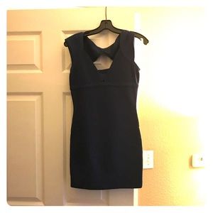 Deep purple bandage dress