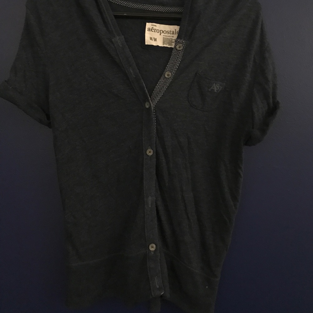 Aéropostale Short Sleeve Hooded Sweater