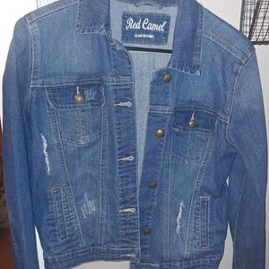 Jean/Denim Red Camel Jacket