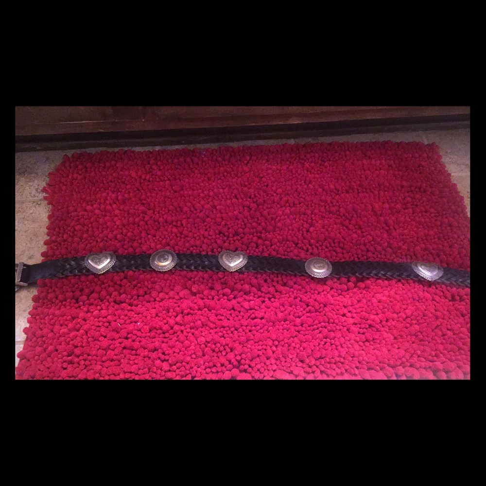 Brighton brown braided belt