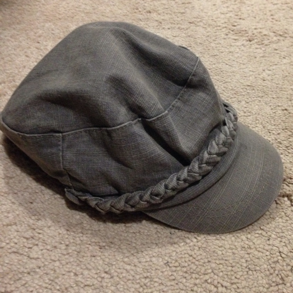 Grey conductor's hat