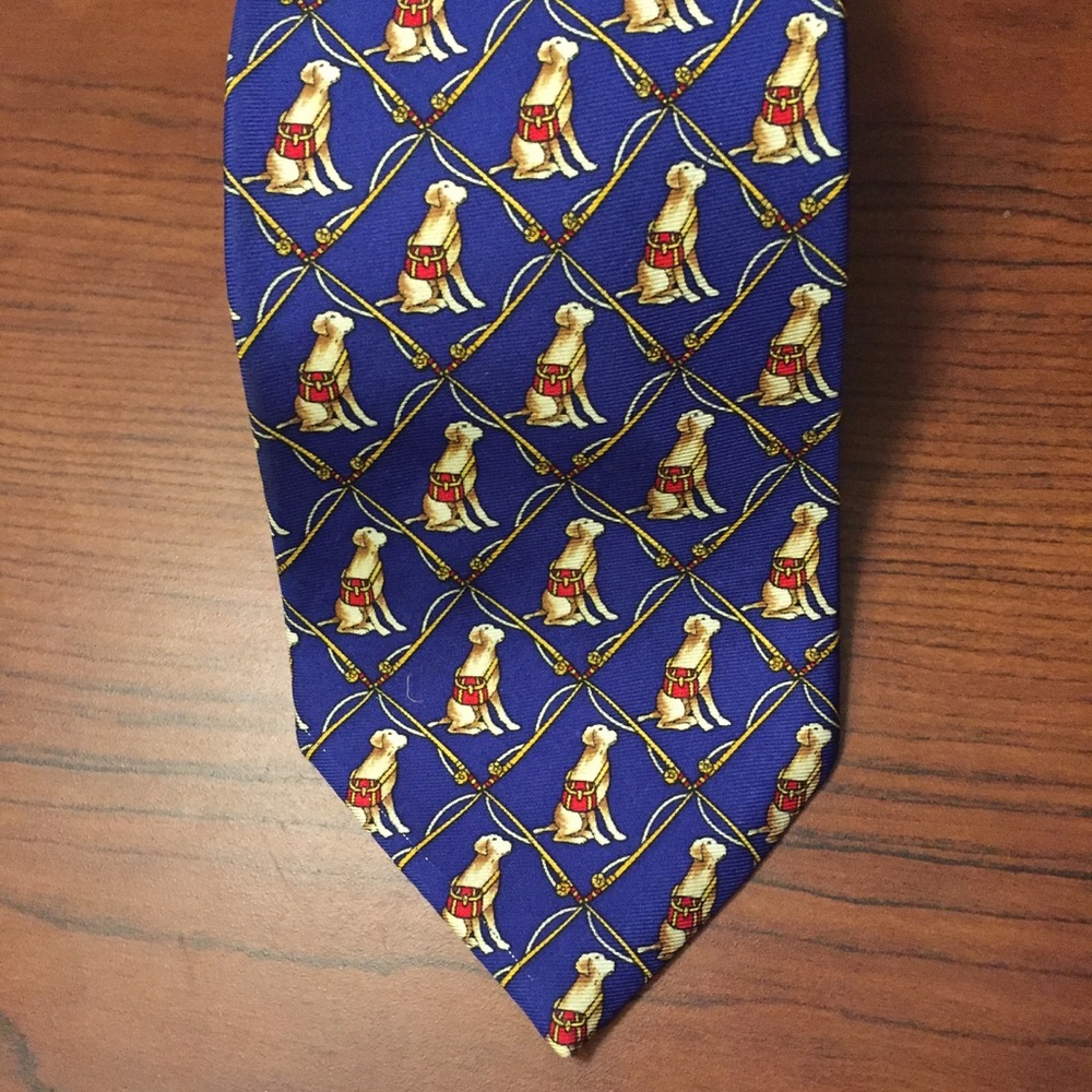 Brooks Brothers Fishing Dog Tie