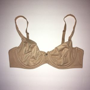 VS 36C Body by Victoria Nude Unlined Demi Bra