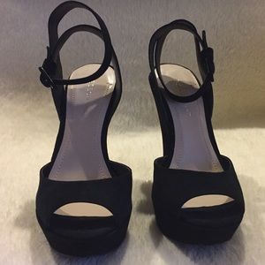 BCBG Generation Black Sexy Platform Sandal