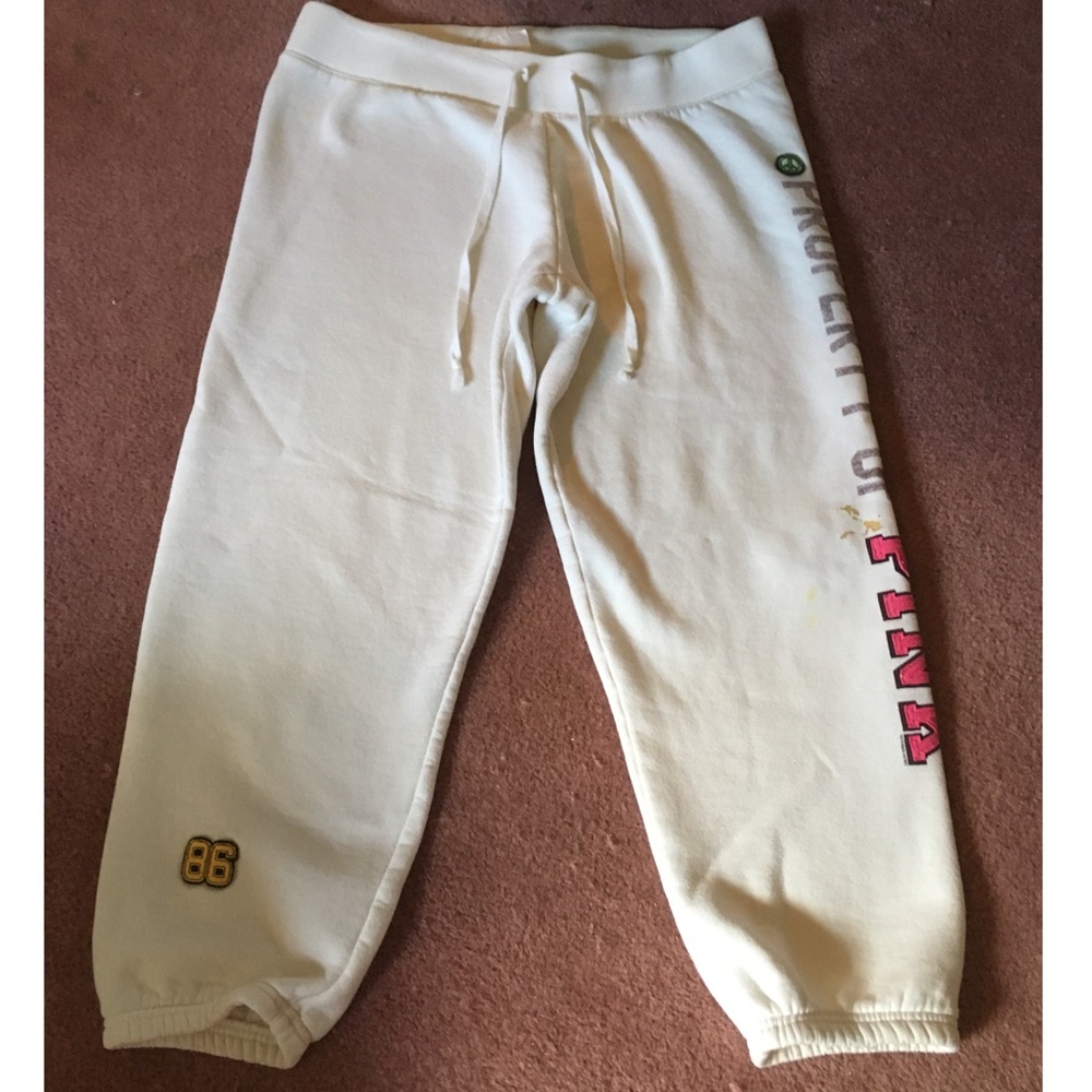 PINK VS White Sweatpants