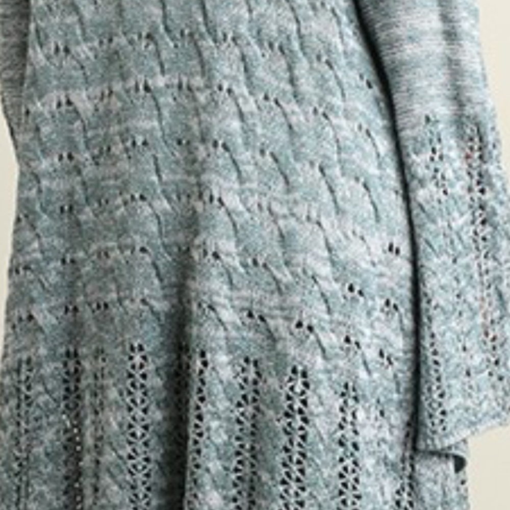 Knit Sweater w/Tassel Tie - Picture 3 of 4