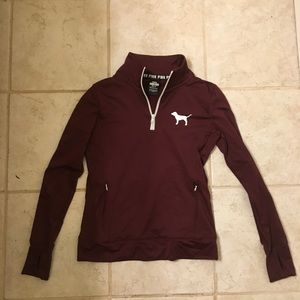 Pink ultimate zip up shirt NWOT