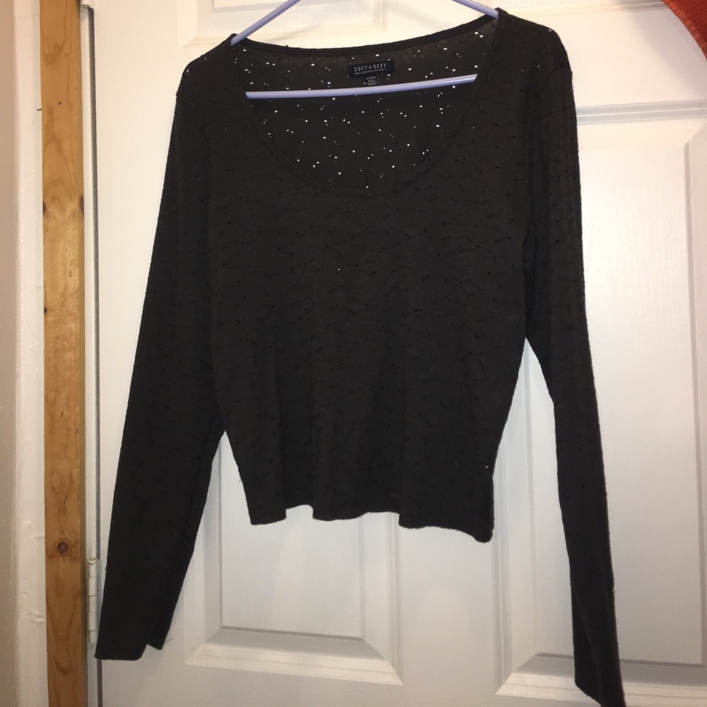 Long sleeve Gray Top