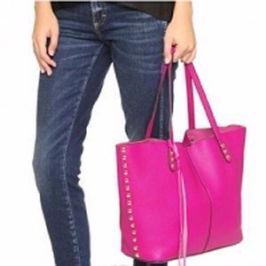 NWT-REBECCA-MINKOFF-LEATHER-BAG-SHOULDER-PINK-STU