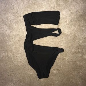 H&M one piece black swimsuit