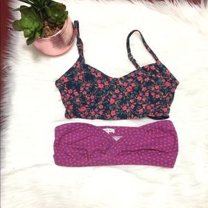 Bandeau bralette 2 pcs
