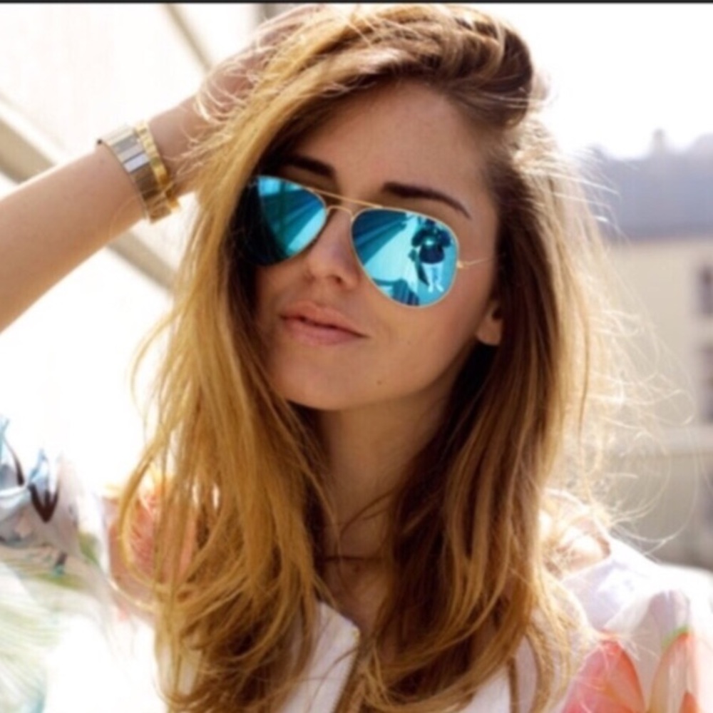 Ray Ban aviator sunglasses.