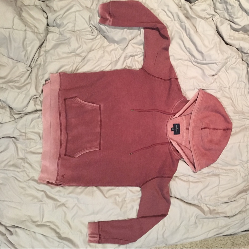 american Eagle Maroon hoodie