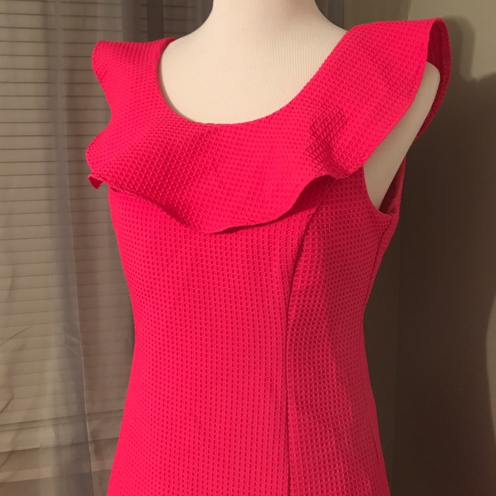 Hot pink boutique dress. Size M - Picture 2 of 3