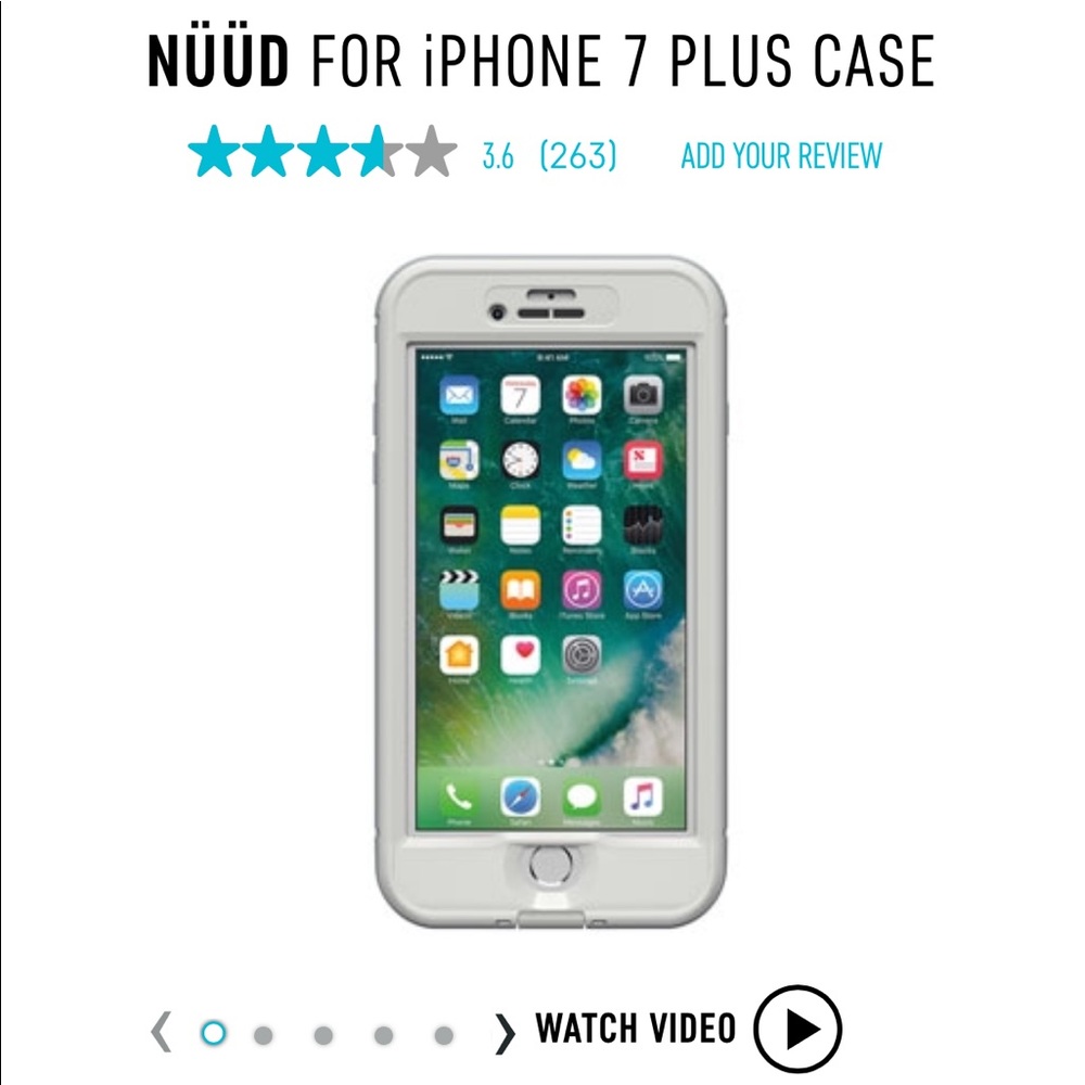 iPhone 7 plus Nuud Lifeproof case