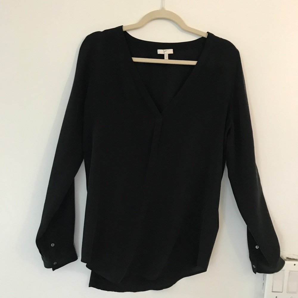 Joie Silk Long Sleeve Blouse