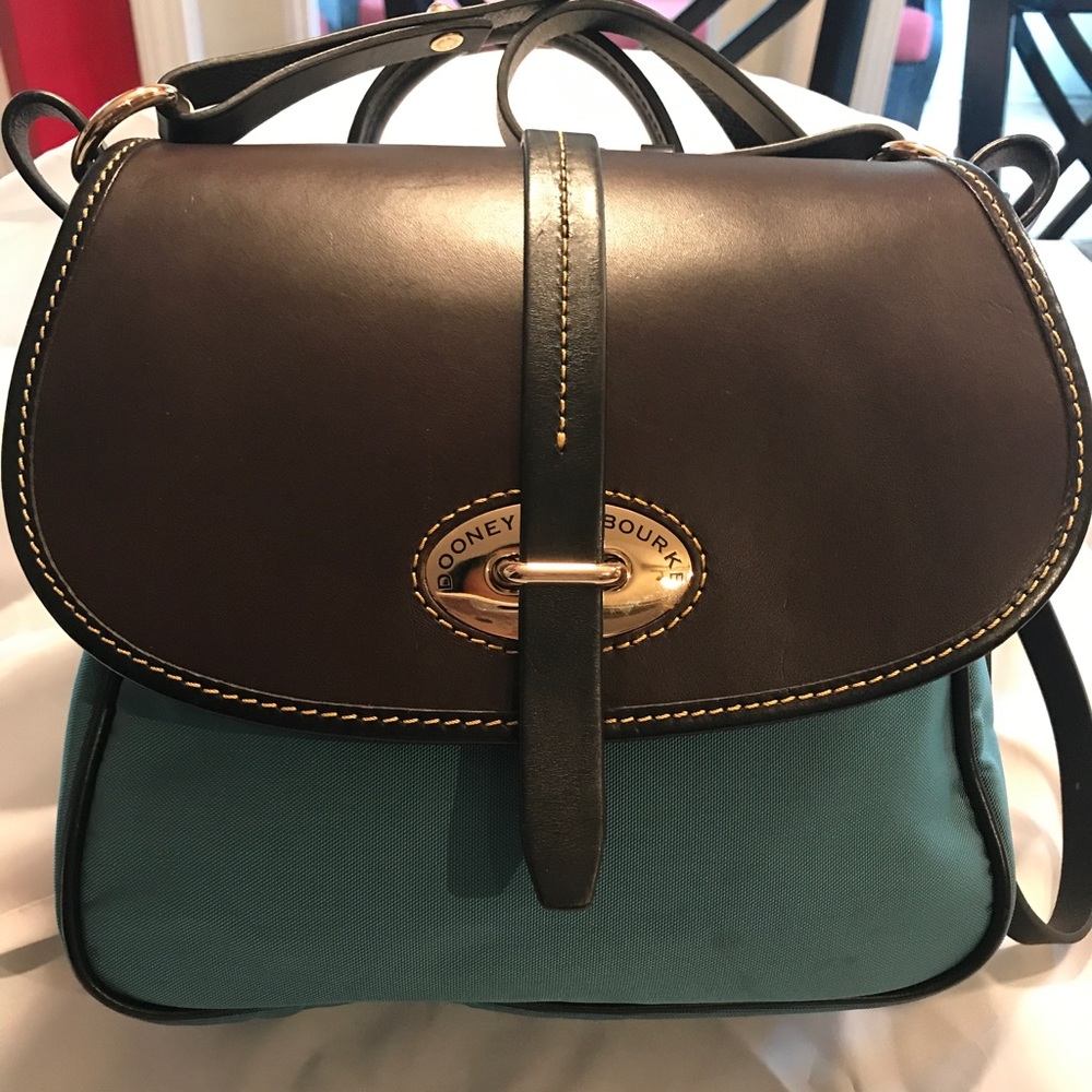 Dooney & Bourke Leather Canvas cross body bag