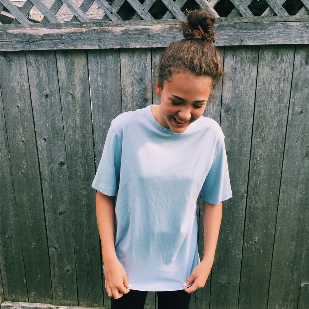 Long blue Calvin Klein t-shirt!