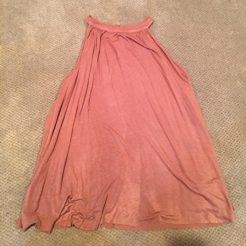 Rustic orange high neck tank
