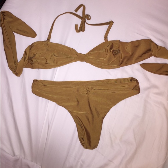 Mocha colored bikini set - Picture 2 of 2