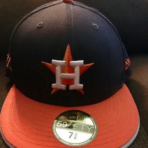 Custom Houston Astros New Era fitted hat
