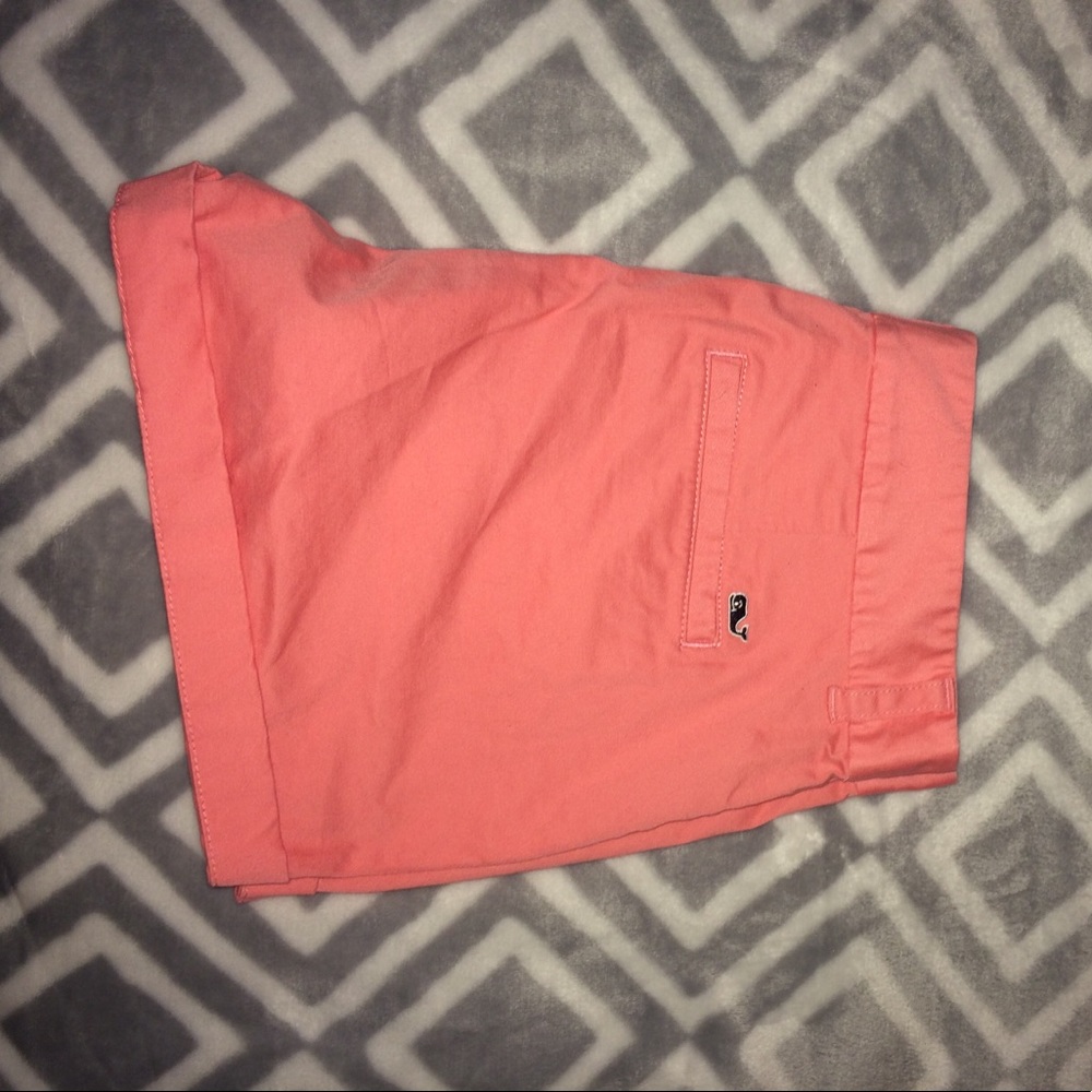 Salmon Pink Cotton Vineyard Vines Shorts