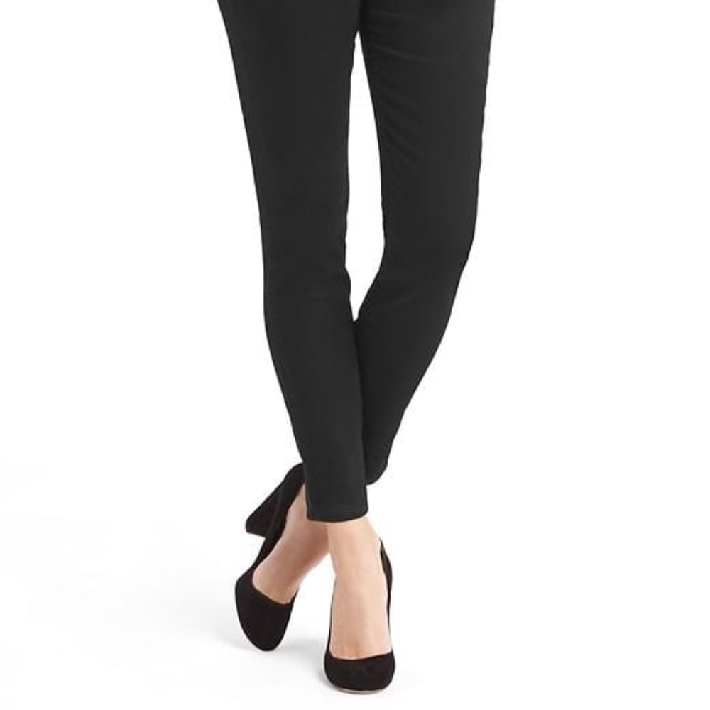 Gap Maternity Demi Panel True Skinny Jeans (Black)
