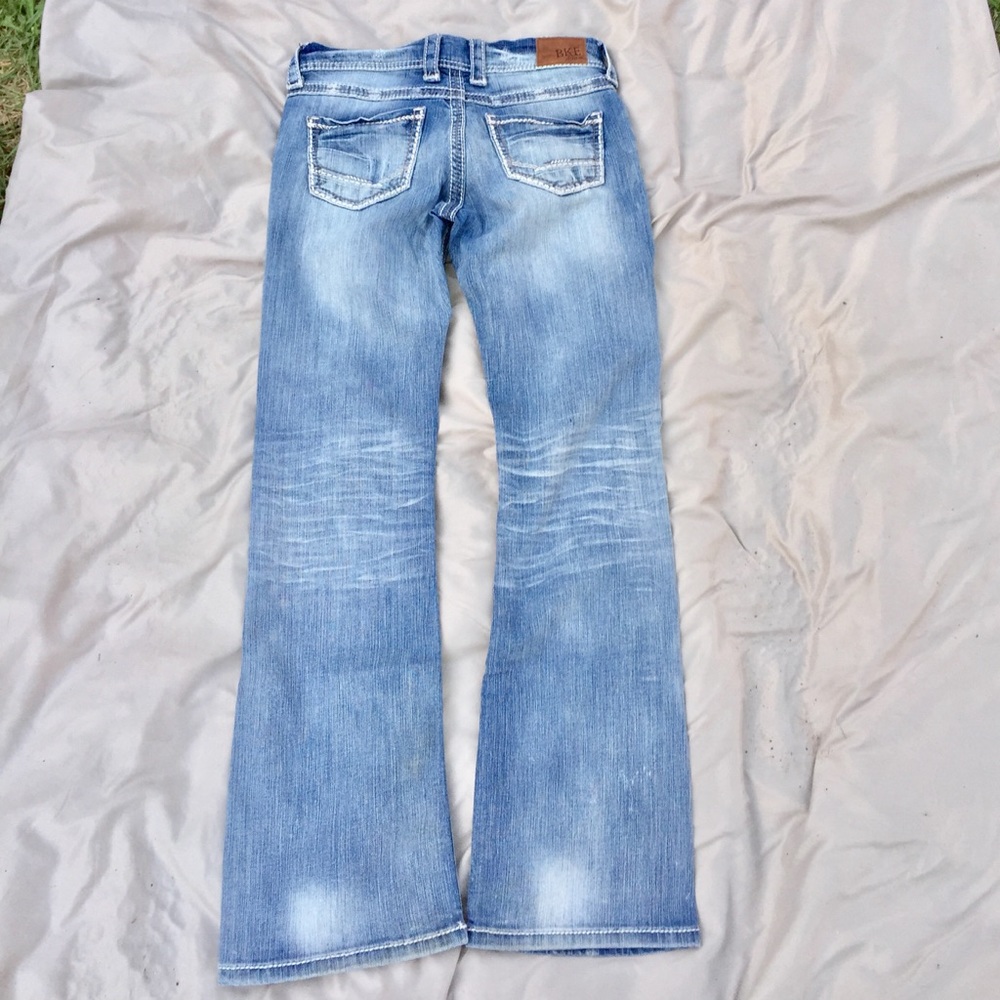 BKE BOOT CUT LIGHT WASH JEANS