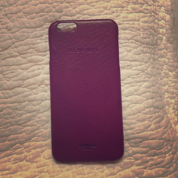Authentic SHINOLA iPhone 6 Plus leather case 💖 - Picture 1 of 4