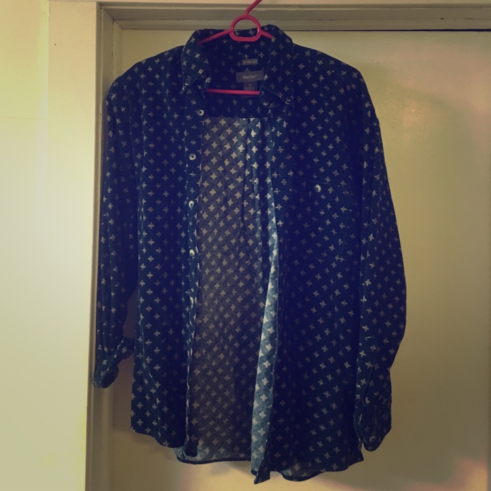 Patterned/textured button up