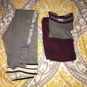 Leggings and shirt from pink!