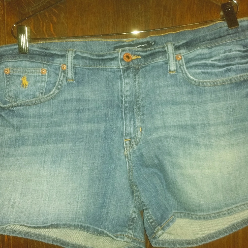 Women's Ralph Lauren Sport Denim Jean Shorts