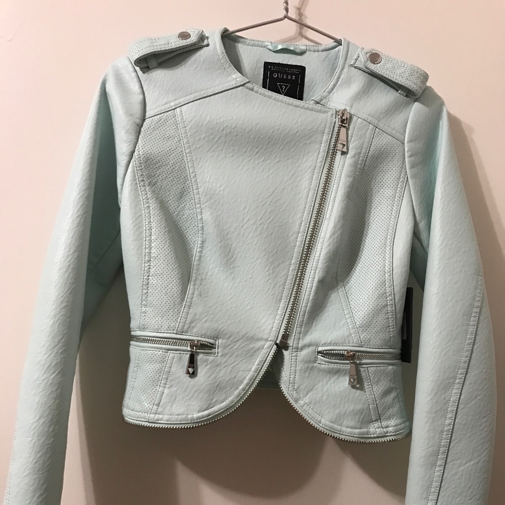 Leather Guess jacket