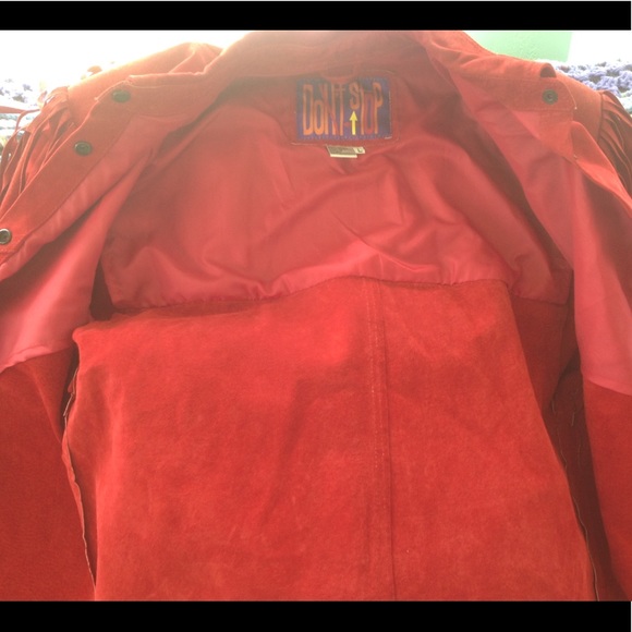 BOHO Don't Stop Vintage Leather Fringe Jacket - Picture 5 of 5