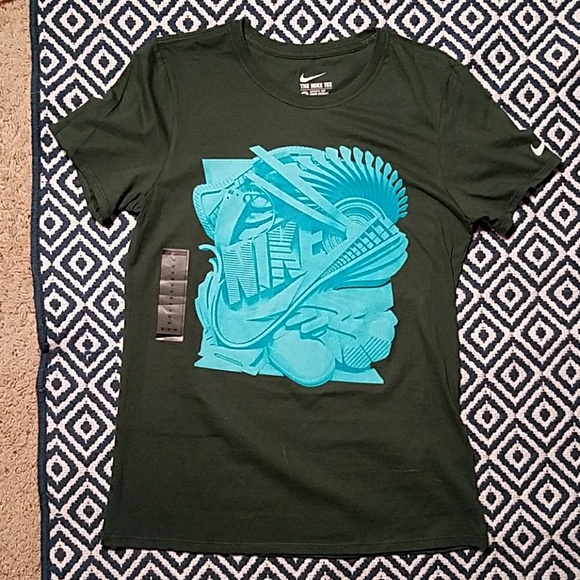 Nike Green Spartan Graphic Athletic Cut 
