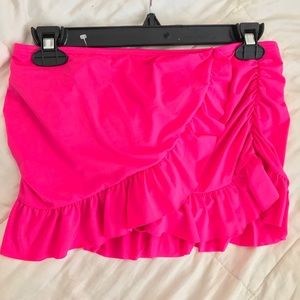Kenneth Cole Hot Pink Swim Skirt