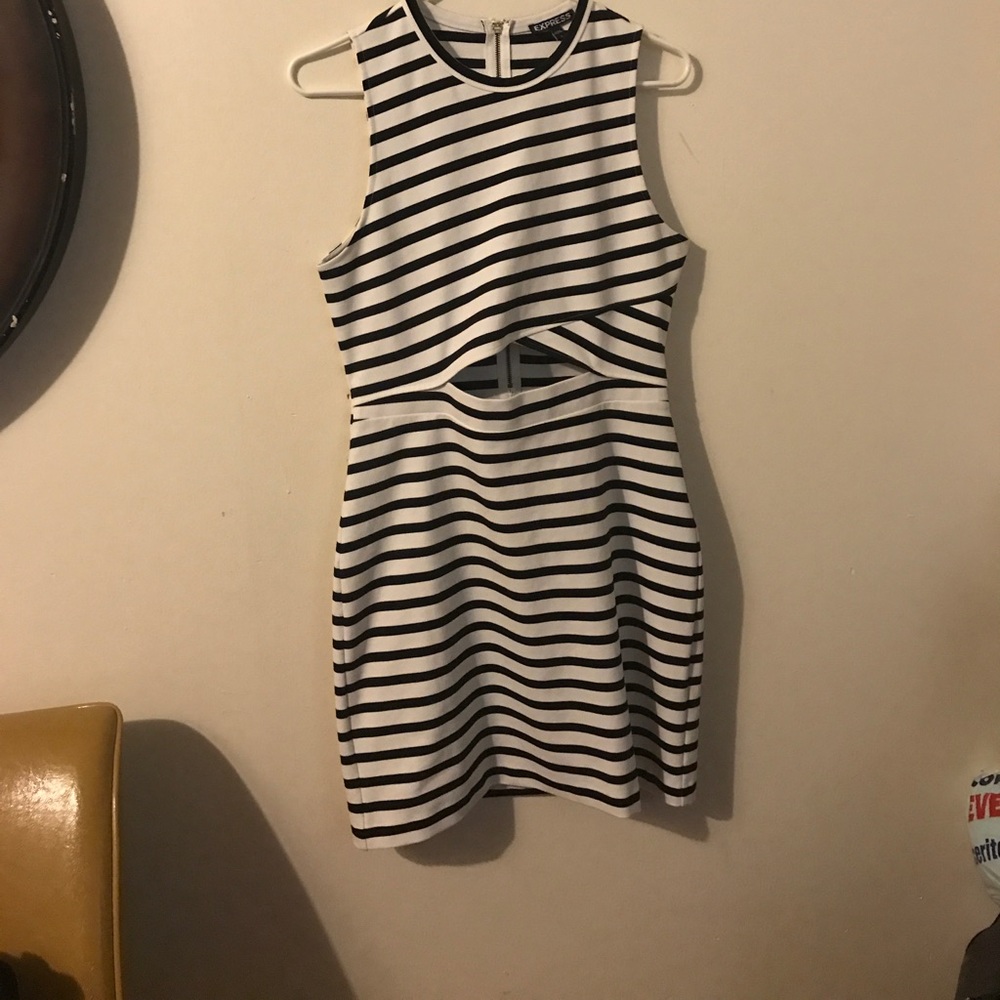 Express stripes dress.