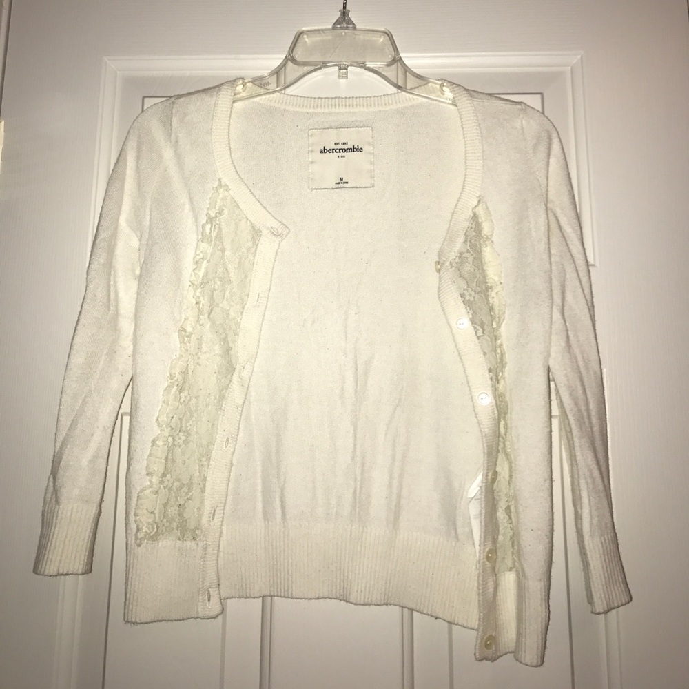 Abercrombie kids cream sweater