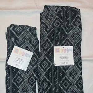 NWT.  LulaRoe Mommy & Me Set. S/M & OS leggings