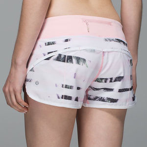 Lululemon Sunset Stripe Speed Shorts