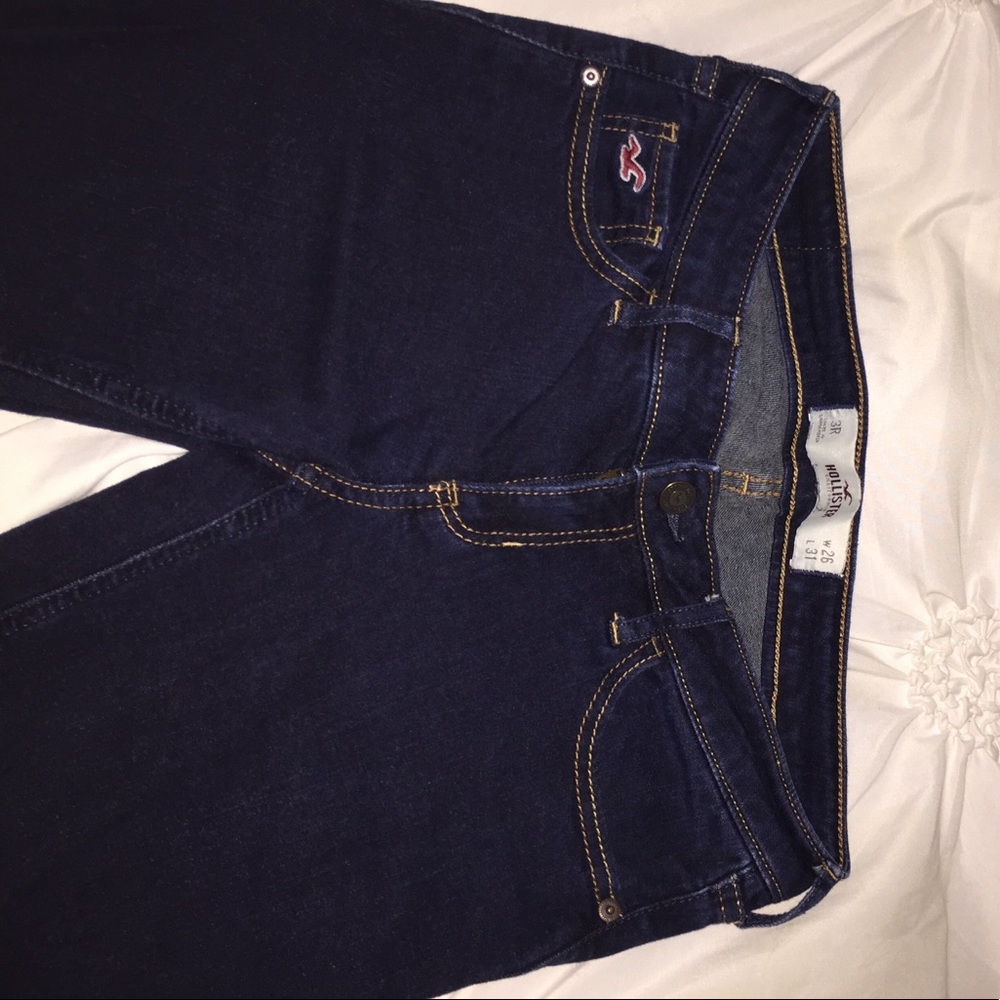Hollister dark wash leggings