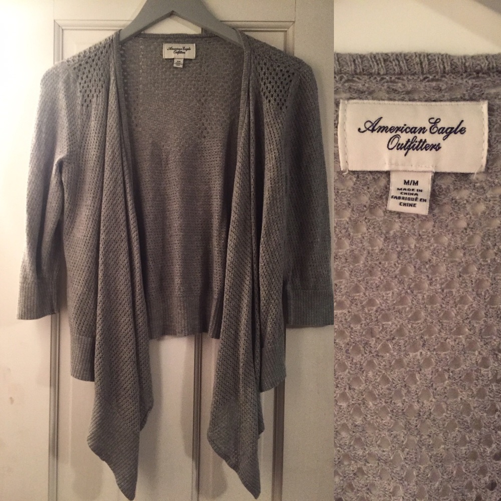 Gray American Eagle Sweater