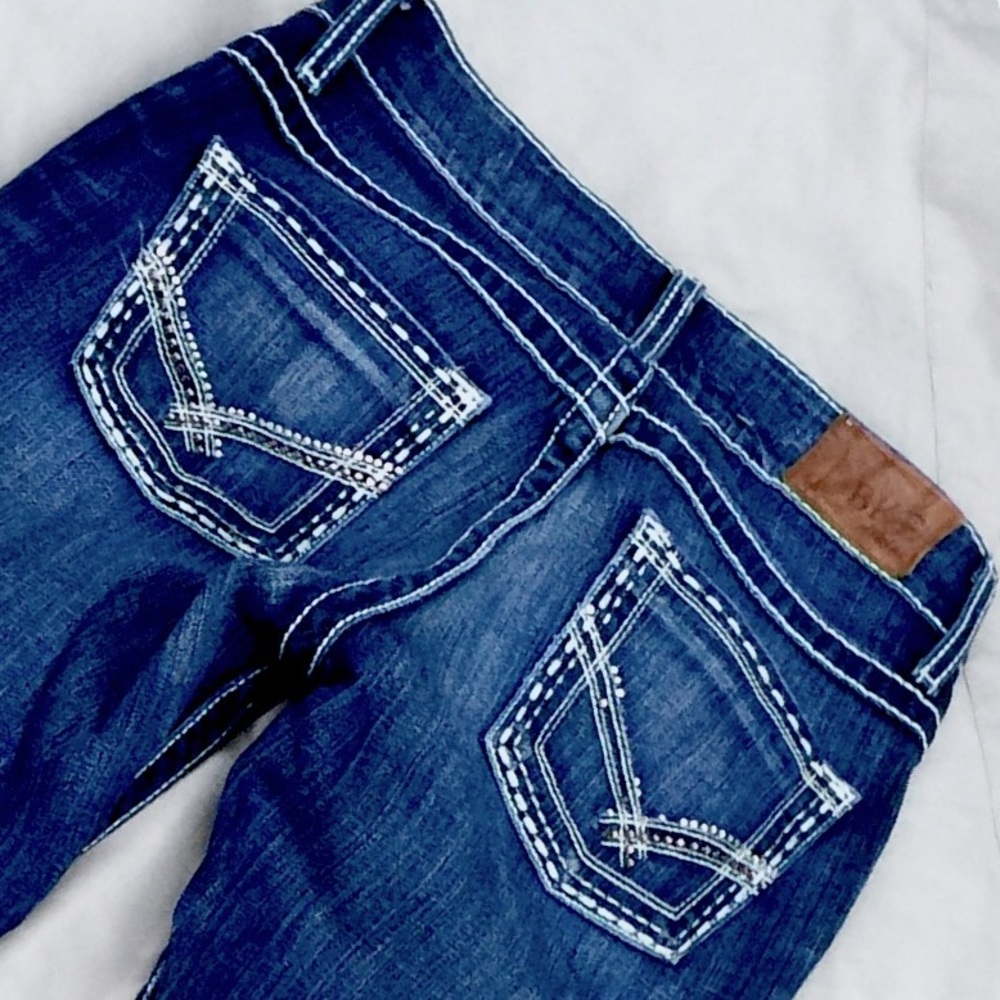 BKE BOOT DARK WASH W/ FLASHY POCKETS!!