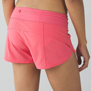 Lululemon Speed Shorts in Pink Lemonade