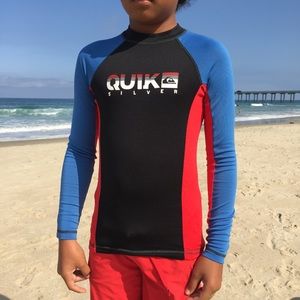 Boys QuickSilver rash guard