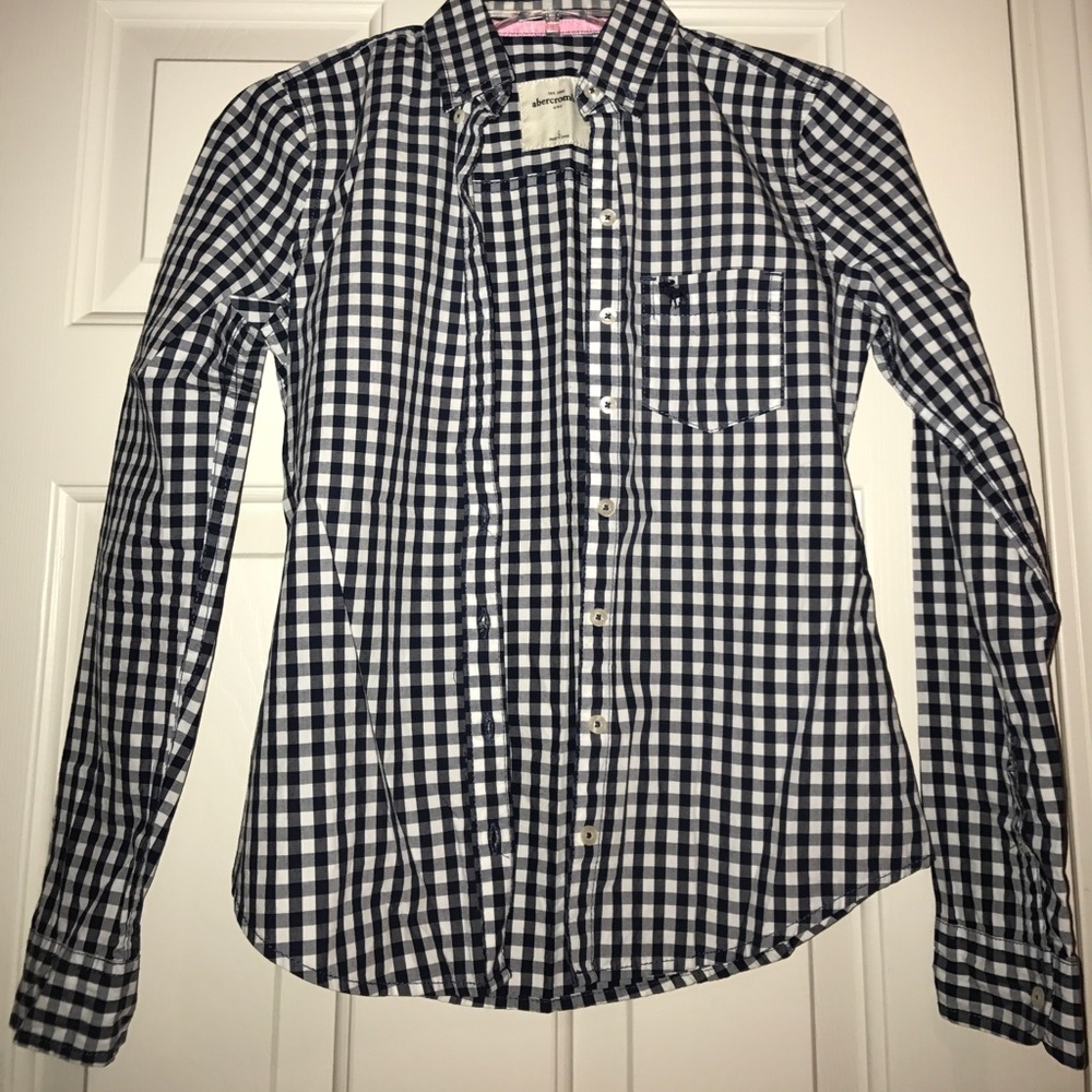 Abercrombie kids plaid shirt