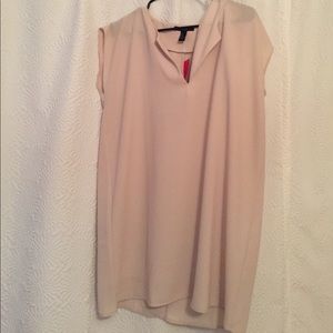 Cream smock dress